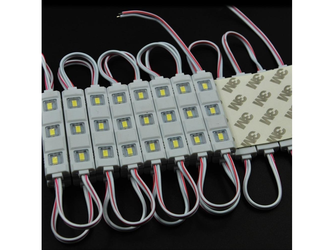 2026 10pcs Módulo Led com 3 Luzes Módulo de Lâmpada Publicitária por Injeção Molding FERRAMENTAS INDUSTRIAIS