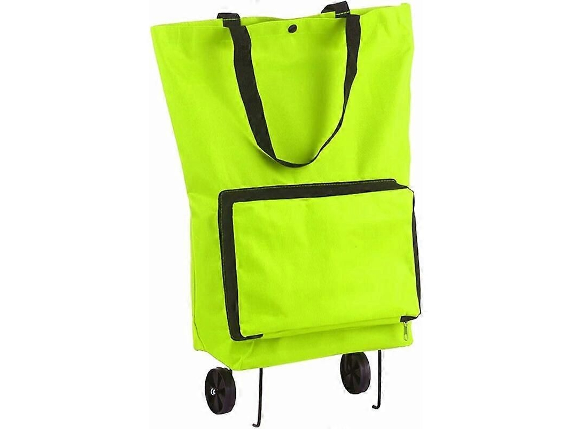 Sacola de Compras com Rodinhas, Dobrável Rodas, Carrinho Reutilizável e Dobrável, Sacolas C Ompras Dobráveis, V GOKOCO