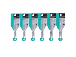 Conjunto 6 Chaves de Fenda 25mm Aço Cromo Vanádio com Anel de Borracha para Reparo Eletrônico Manual | S/MARCA