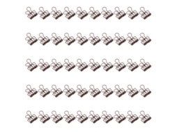 50 Clipes Metálicos De 32 Mm Con Gran Fuerza De Sujeción, Para Oficina, Escuela, Hogar, Color Bronce Morado, Pequeños.