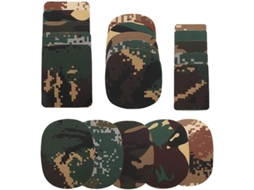 20 Parches De Camuflagem Para Costurar Com Ferro, Kit De Reparo De Roupas, Parches Para Joelhos E Cotovelos