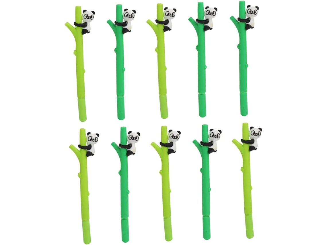 Conjunto De 10 Canetas Em Gel Exceart Para Estudantes, Com Desenhos