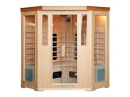 Sauna CONCEPT U Narvik (Castanho - Madeira - 150x65x120 cm)
