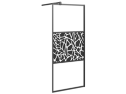 Shower Wall, Shower Walls Vidaxl Preto Vidro (90 X 195 Cm)