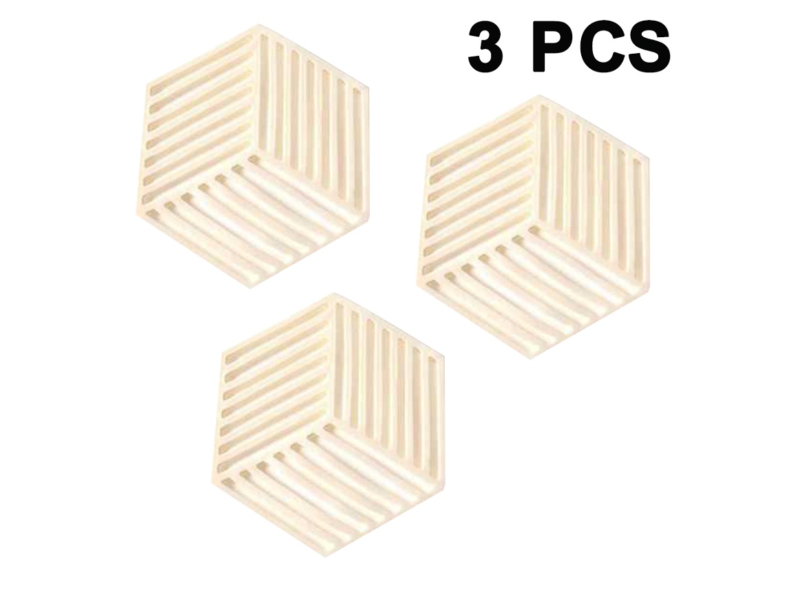 Elysve 3 Unidades Base Para Copos De Feltro Macio Resistente Ao Calor