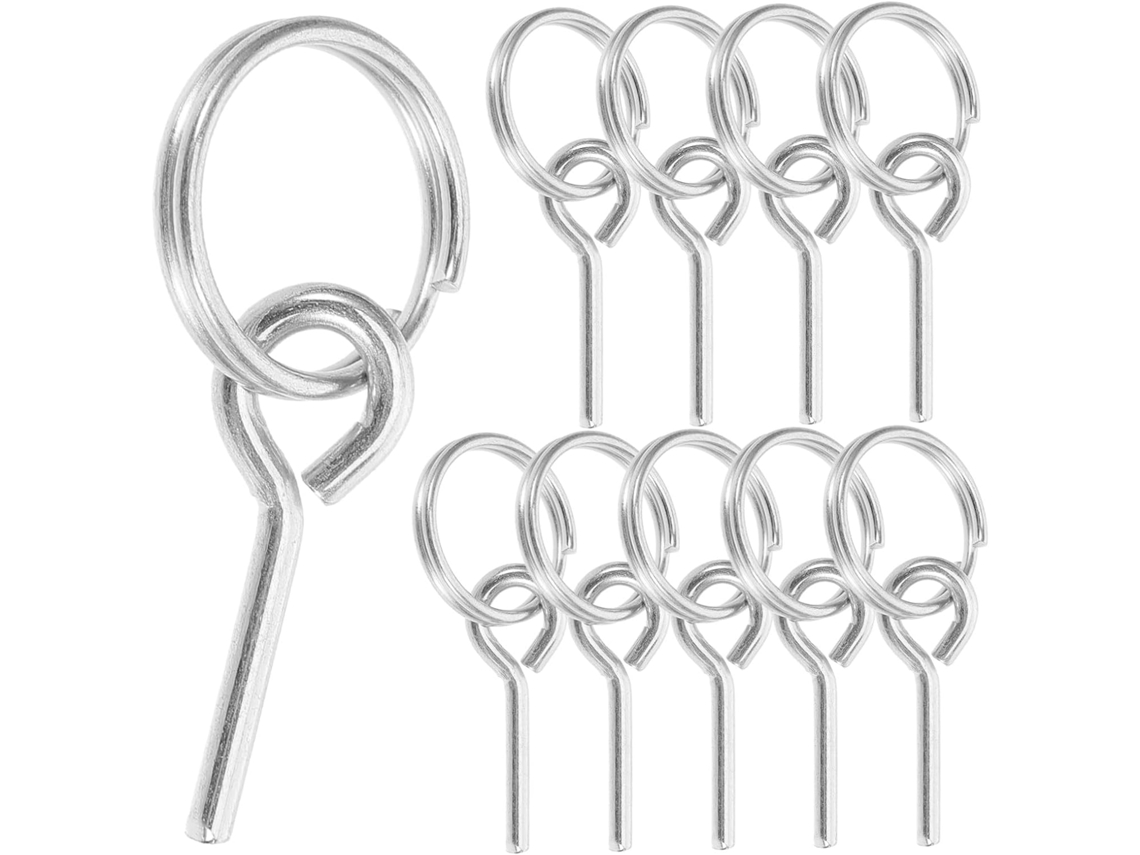Anéis De Silicone Para Estacas De Barraca, 12 Anéis