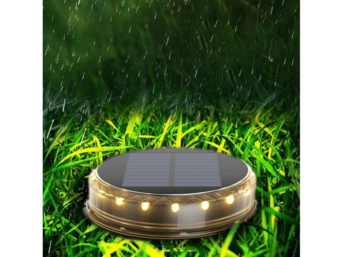 Luminárias solares para postes, 2 modos de iluminação, led, para deck e cerca, preto AQUAFORGE