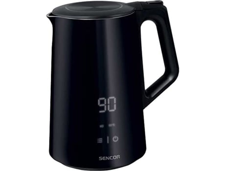 Swk 0590Bk Chaleira Elétrica de Temperatura Variável com Luz Led Interna Capacidade 1 5 L 2200W Preta SENCOR