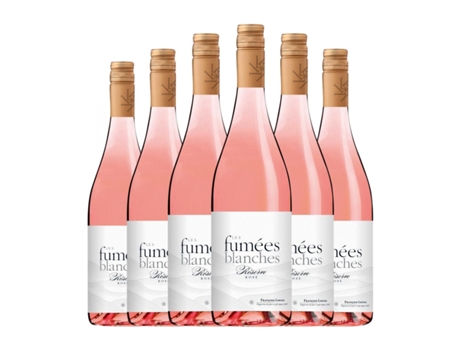 Vinho rosé FRANÇOIS LURTON Les Fumées Blanches Rosé Vin de Pays Côtes de Gascogne (0.75 L - 6 Unidades)