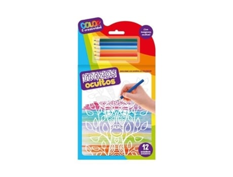 Bloco De Cores E Criatividade Linhas Ocultas Imagiland