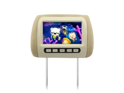 Leitor De Dvd Para Carro Lia 2 Peças Universal 7 Em Hd Encosto De Cabeça Para Carro Lcd Leitor De Vídeo Controle Sem Fio Mp*