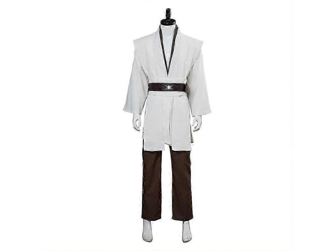 Traje De Anakin - Conjunto Top, Calças E Capa - Têxtil Grossa Lixada - Disfraz Para Homem Estilo D