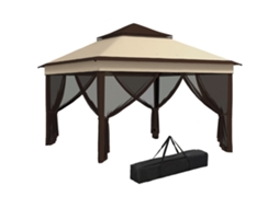 Toldo Manual com Manivela 350x120x210 cm ZACHARY