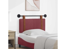 Vidaxl Cabeceira Suspensa Vinho Vermelho Pu Antigo