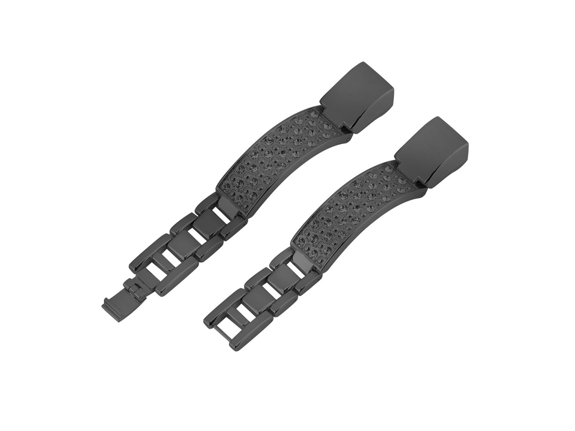 Cinto de Metal com Diamantes para Fitbit Alta EOOCOO