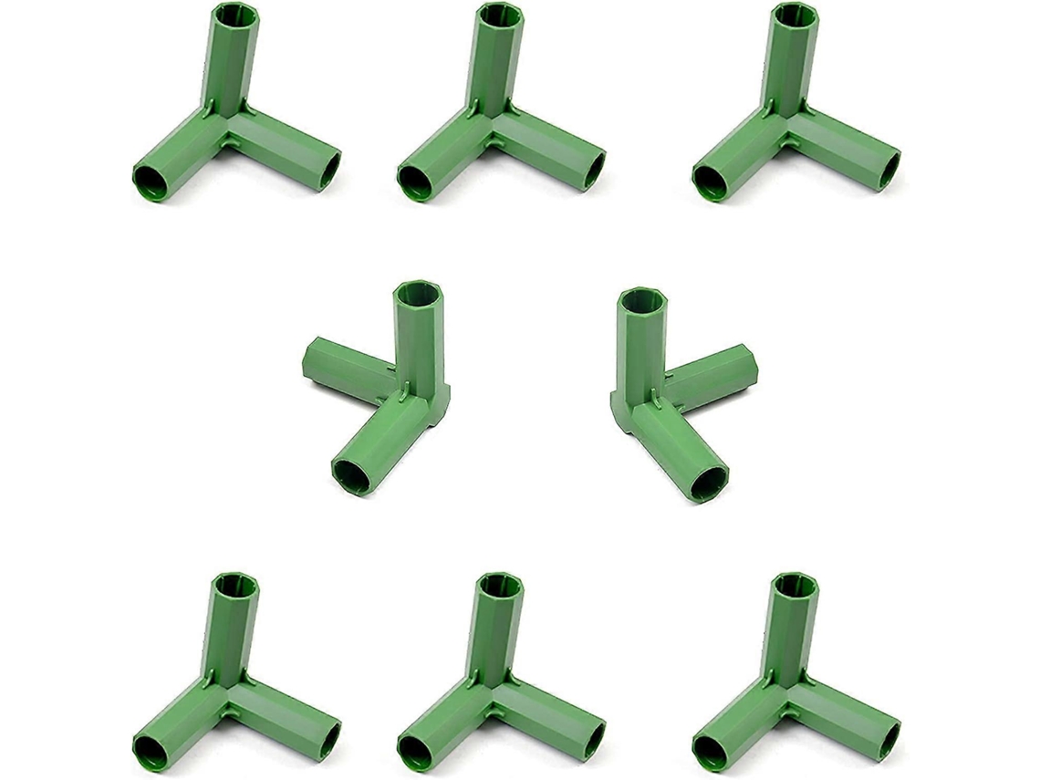 Conectores De Estrutura De Estufa 16mm Com Suporte Estável 10 Unidades