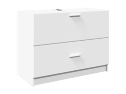 Armário de Lavatório Derivados de Madeira Branco MAISON EXCLUSIVE (78x37x59 cm)