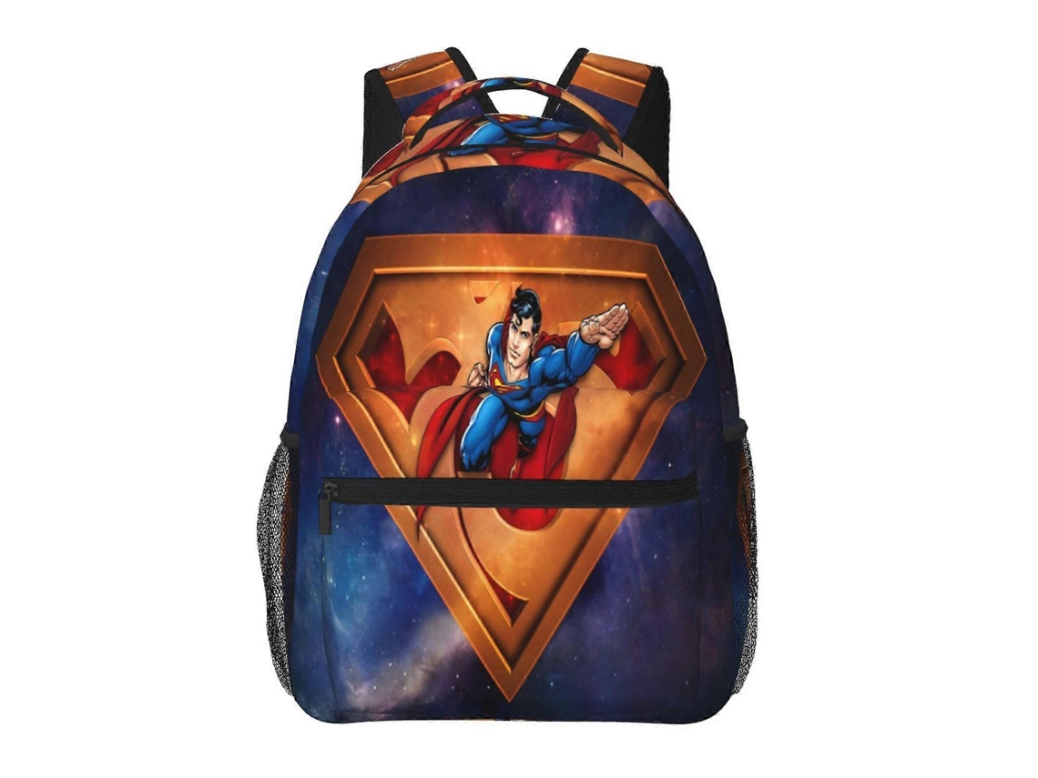 Mochila Superman H201 Para Estudantes, Durável E Leve, Alça De Ombro Impermeável E Respirável J201 Olysi Shop