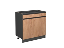 Móveis de cozinha VICCO R-Line, carvalho dourado, 80 cm, PA Antracite