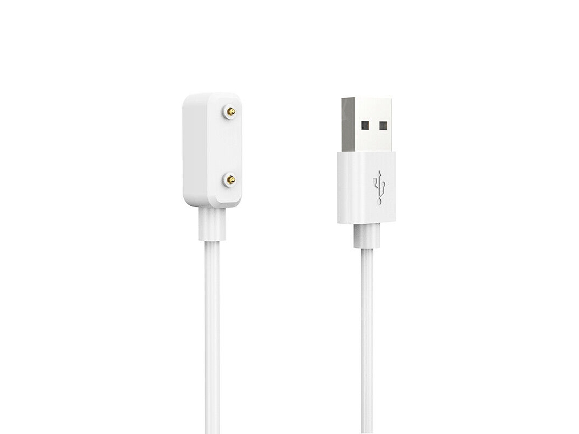 Carregador para Samsung Galaxy Fit 3 Sm-R390 Relógio Cabo de Carregamento Magnético Carregador Usb Branco VENISYMLIS