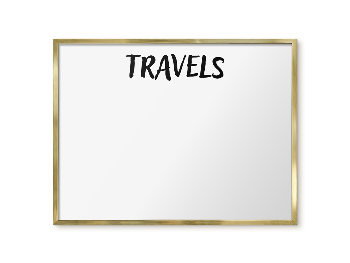 Magnetic Board Travels For The Living Room Espelharte (80x60 Cm)