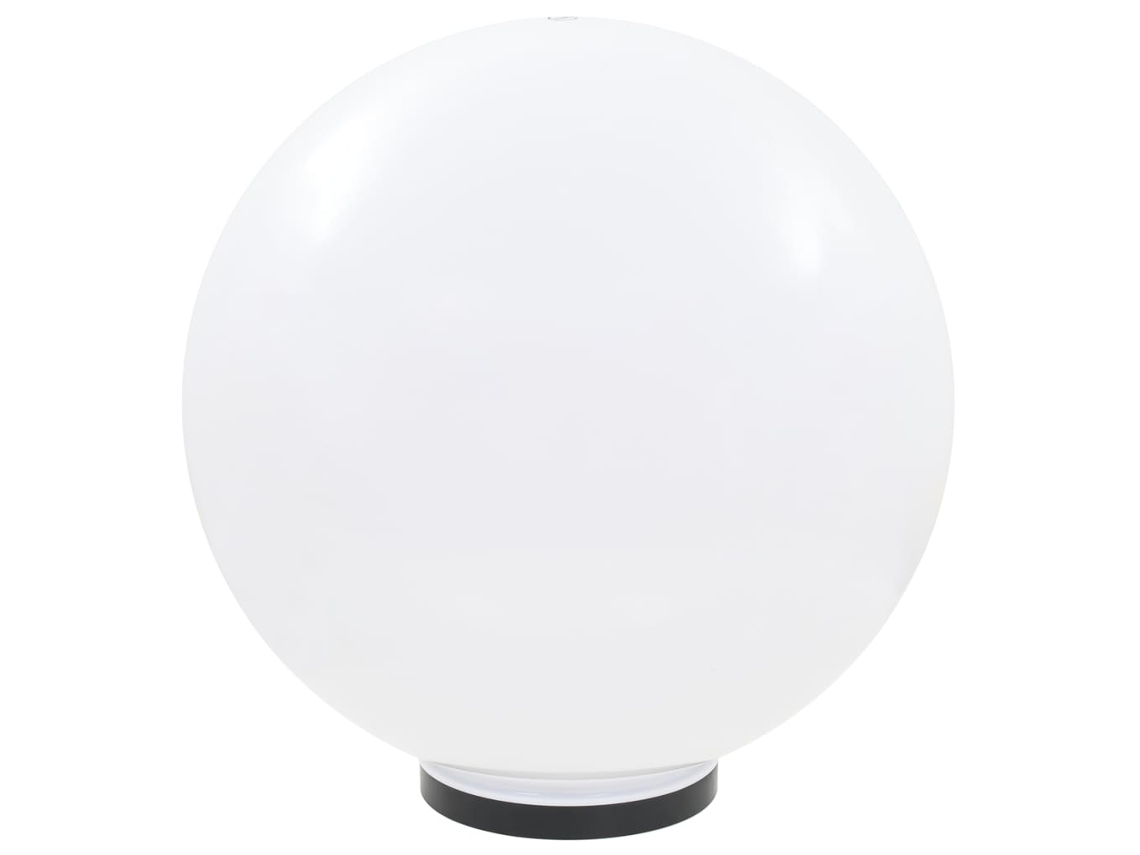 Conjunto 1 Candeeiro Esférico Vidaxl Branco Plástico