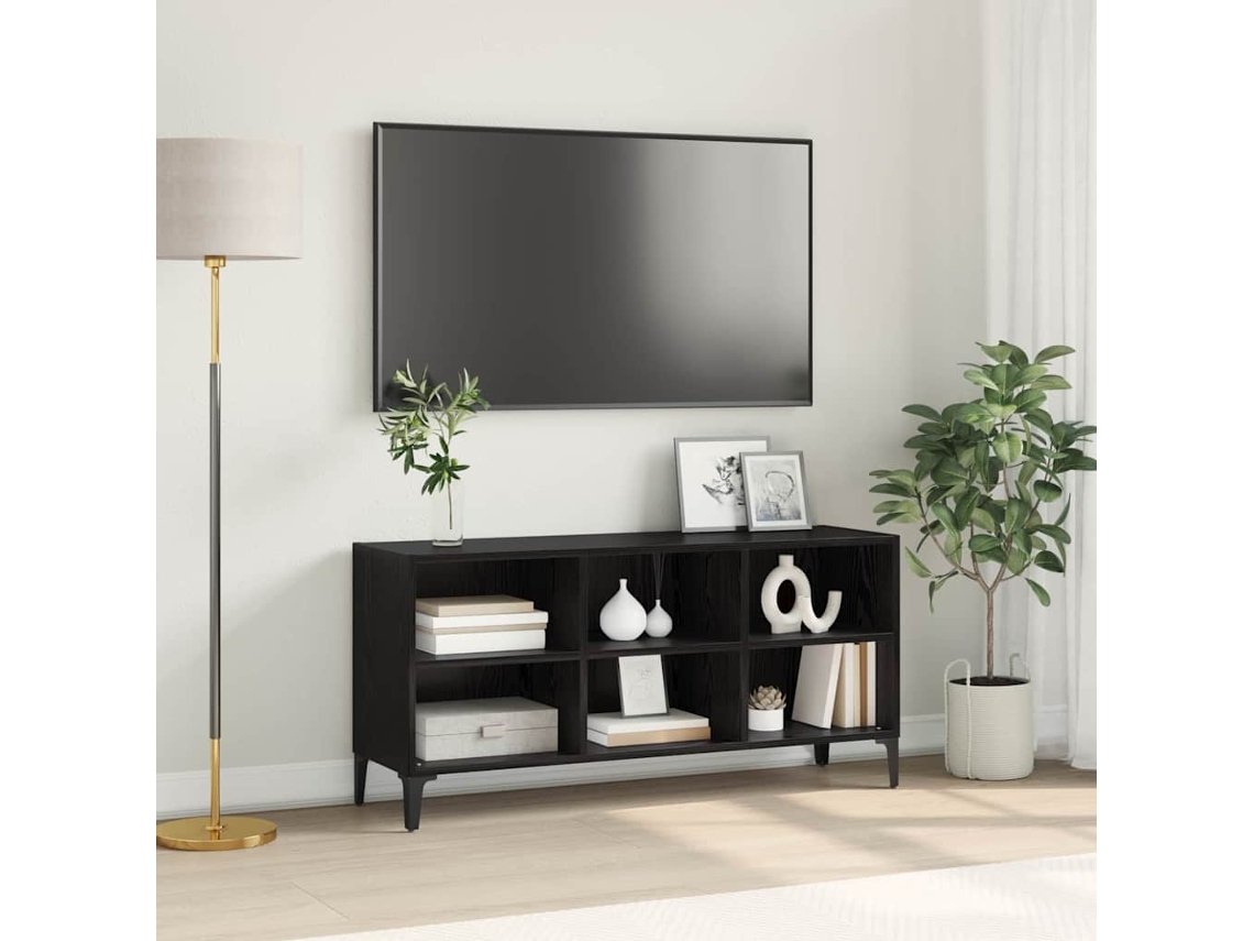 Vidaxl Conjunto De Móvel De Tv Preto 103,5 X 30 X 50 Cm