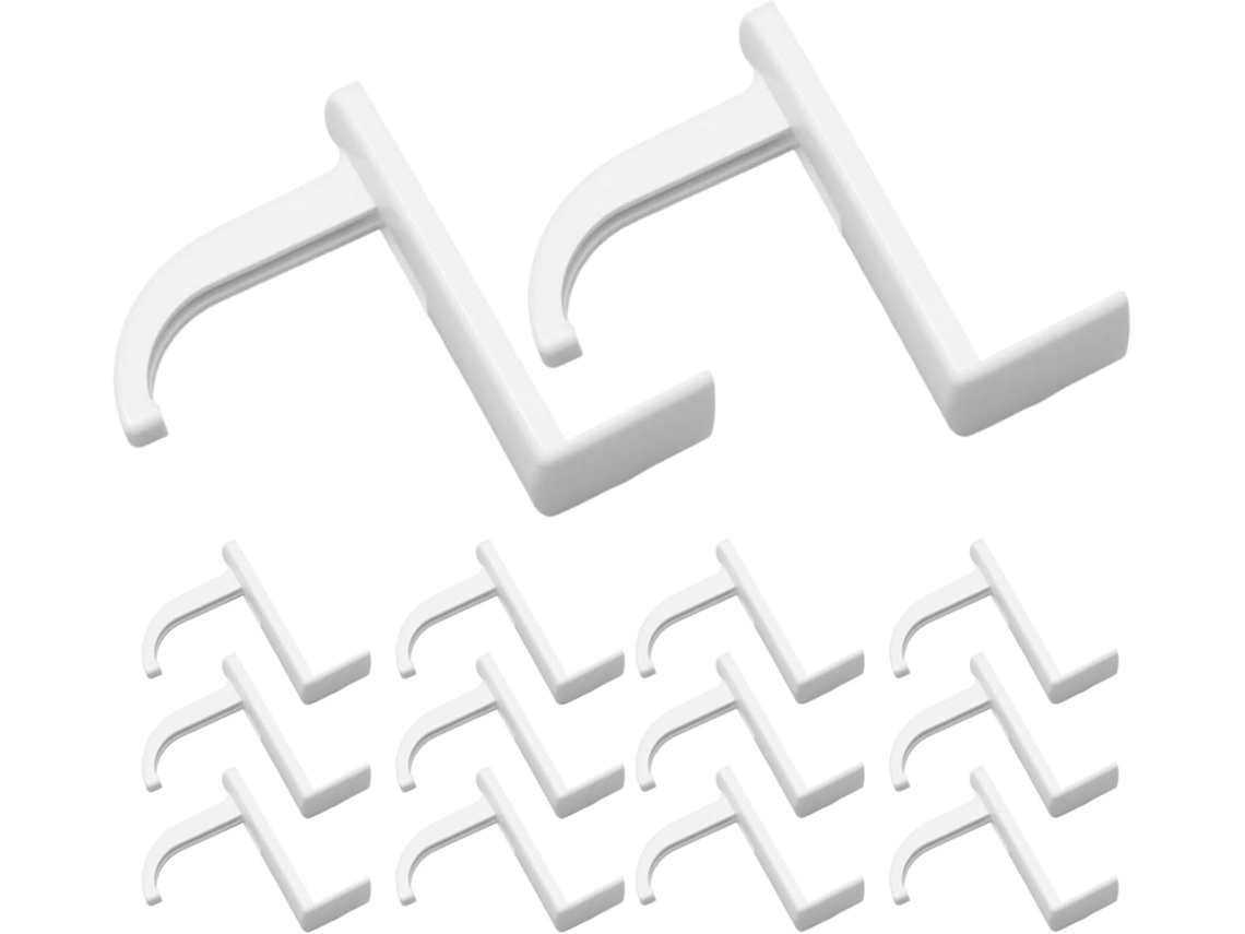 Ganchos Adesivos De Plástico Branco Nolitoy Para Fones Ouvido, Pacote Com 20 Unidades, Suportes Para Fones De Ouvido