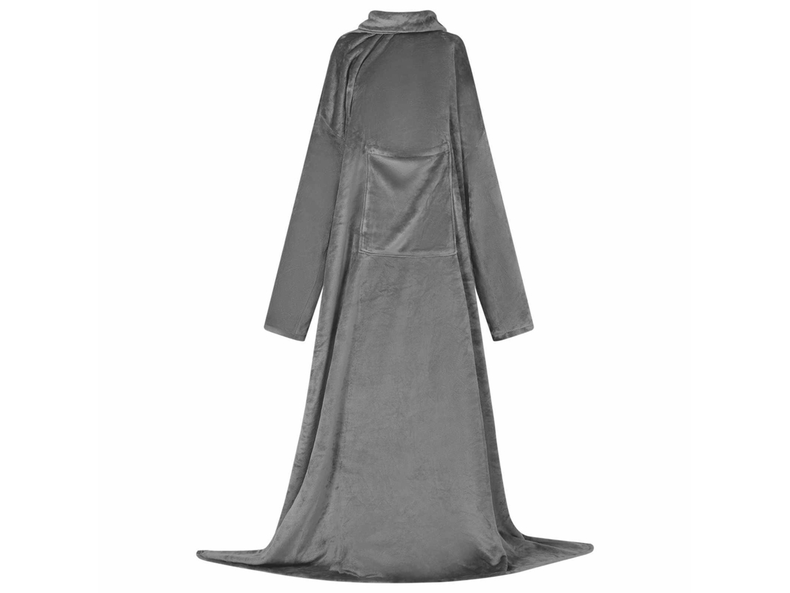 Vidaxl Sweatshirt Manta Cinza Escuro F Flanela