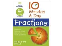 Livro 10 Minutes A Day Fractions, 4Th Grade de Dk (Inglês)