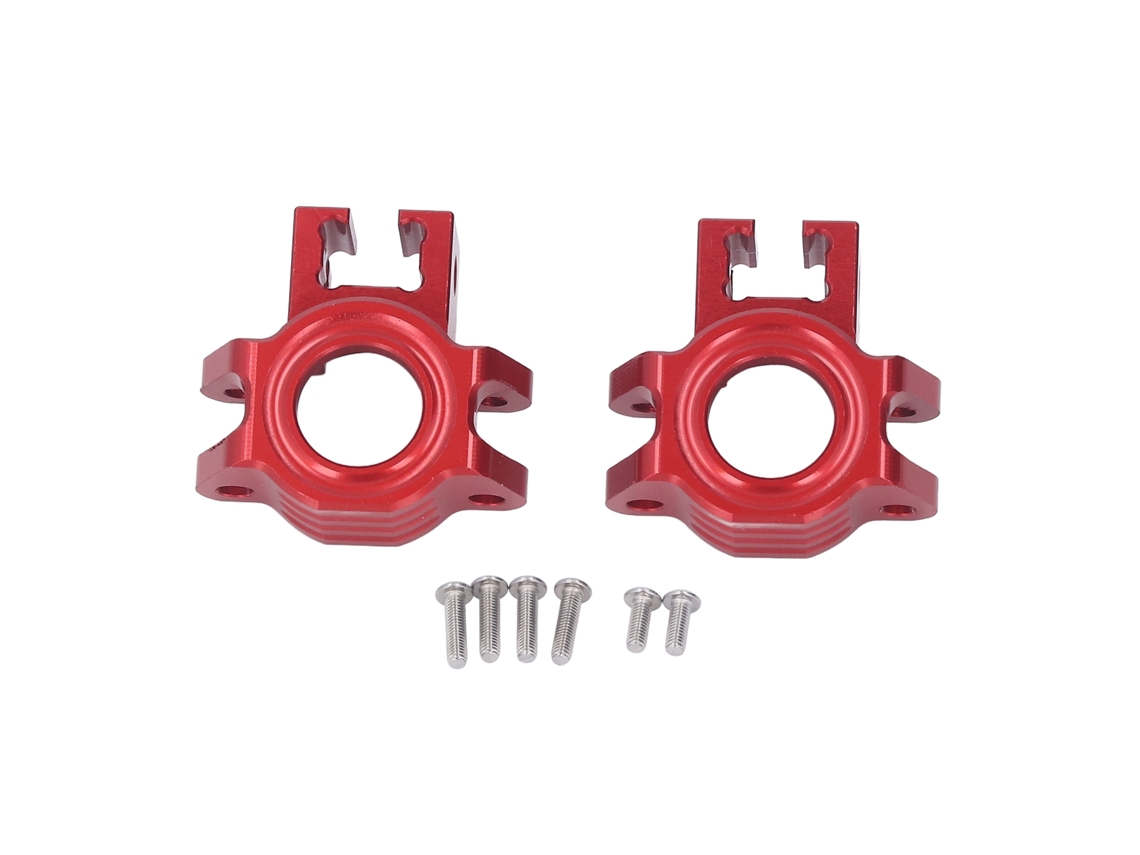 Suporte De Cubo C De Carro Rc Em Liga De Alumínio Preciso Para Traxxas 1/7 Unlimited Desert Racer Udr Vermelho