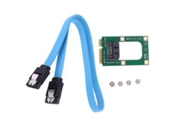 Msata Para Adaptador De Extensão Sata De 7 Pinos Metade Alta Para Hdd Ssd De 2,5 E 3,5