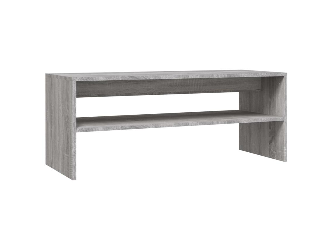 Mesa de Centro Madeira Cinzento Sonoma MAISON EXCLUSIVE (100x40x40 cm)