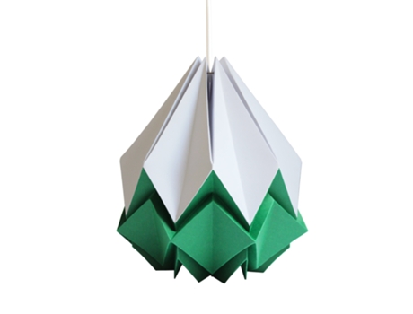 Candeeiro de teto HANAHI em Origami feito à mão em Papel