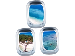 Conjunto De 3 Adesivos Decorativos Para Janelas E Paredes, Estilo Náutico, Removíveis, Ideais Para S Gokoco