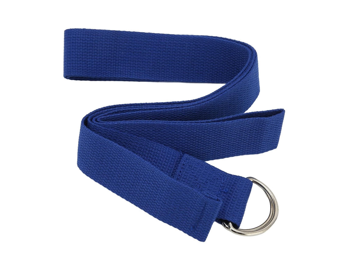 Faixa De Tensão Para Ioga 180cm 70, 87pol Flexibilidade, Alongamento E Exercícios Pilates, Na Cor Azul