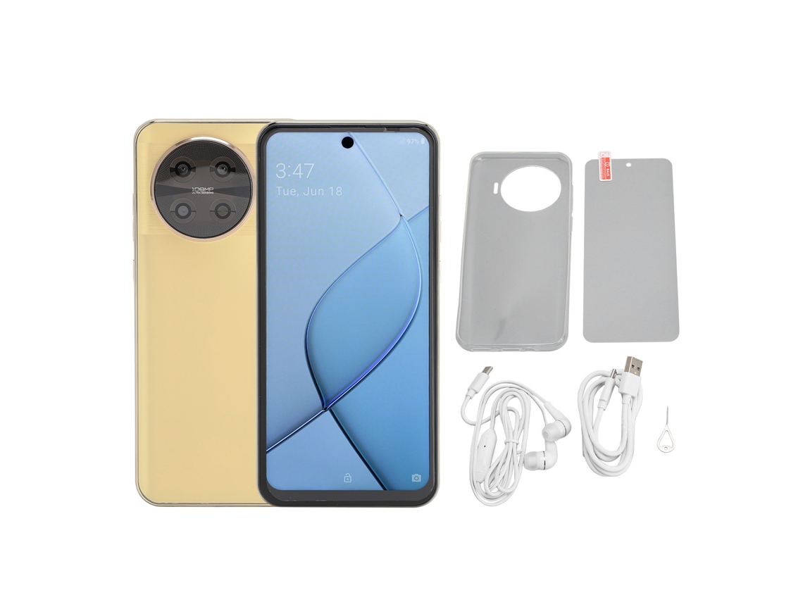Smartphone Android Laxiscreed Com 12gb Ram, 256gb E Conectividade 4g Para Desempenho Superior