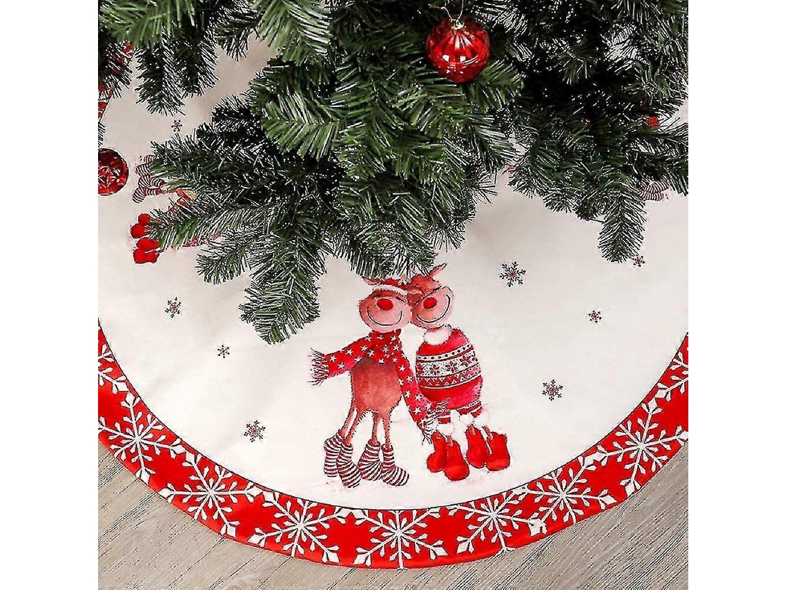 Saia Para Árvore De Natal De 120 Cm, Ideal Para Decorar Festas De Natal. Loja Olysi