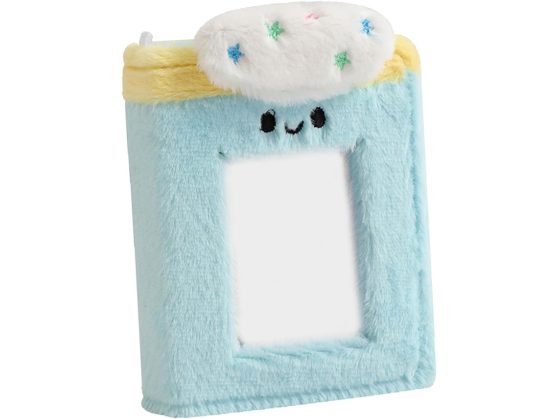 Álbum De Fotos Peluche Portátil 3 Bolsas Pochettes Substituíveis Em Pvc Para Proteger Cartões