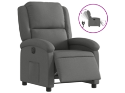 Electric Recliner Chair, Electric Recliner Chairs Vidaxl Cinzeto Tecido