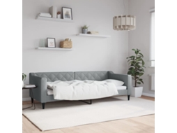 Vidaxl Sofá-cama 80x200 Cm Tecido Cinzento-claro