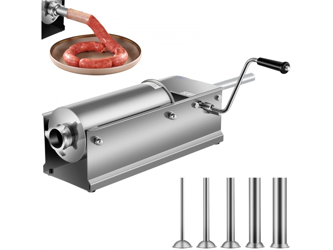 Máquina De Fazer Salsichas 5l Em Inox Com Conjunto De Tubos Tekmaquinas