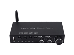 Conversor Digital-analógico (dac) Usb De 192 Khz Com Amplificador De Fone De Ouvido Integrado E Receptor Bluetooth 5.0.