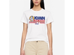 Rockinstone Anchorman Movie Ch 4 News Logo White Adult T-shirt Size:s