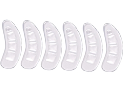3 Pares De Protetores Calcanhar Antifricção Para Mulheres, Almofadas De Gel Autoadesivas Transparentes Para Calcanhares