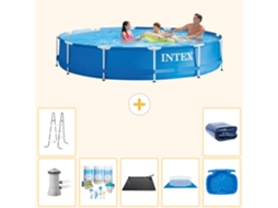 Intex Piscina Com Estrutura Redonda - 366x76 Cm - 8-peças S20484