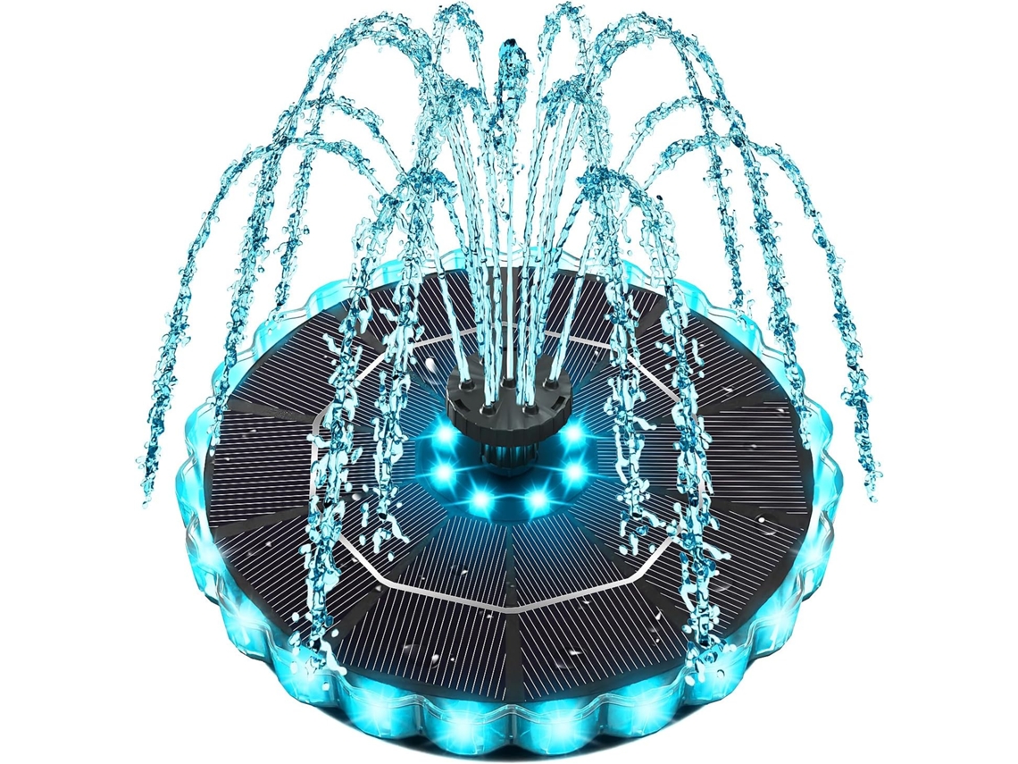 Bomba De Fonte Solar Flutuante, 3.5w, 2000mah, Para Bebedouro De Aves, Lago, Piscina, Jardim E Exterior