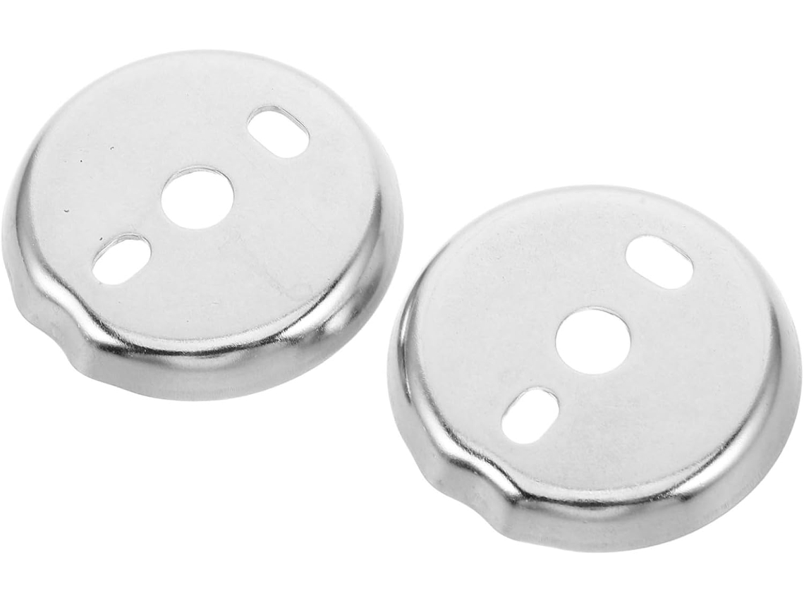 Suportes De Substituição Para Barra Toalha Tofficu 2 Peças Com Placas Base Redondas Em Aço Inoxidável, Resistentes Ao