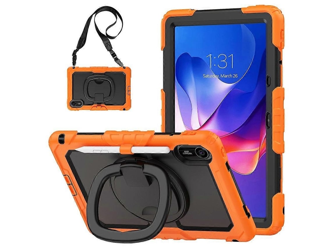 Capa Giratória 360° Em Silicone E Pc Para Xiaomi Redmi Pad 2 Elysve