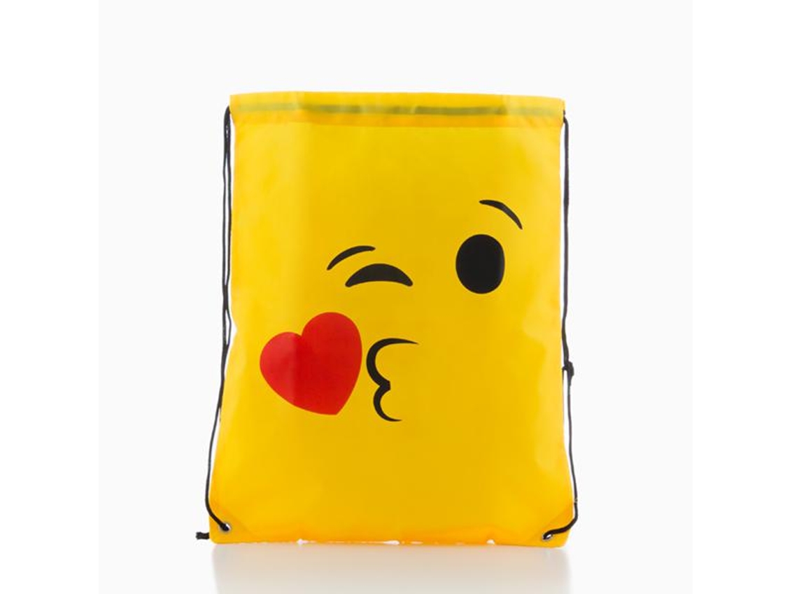 Bolsa Mochila com Cordas Emoticons